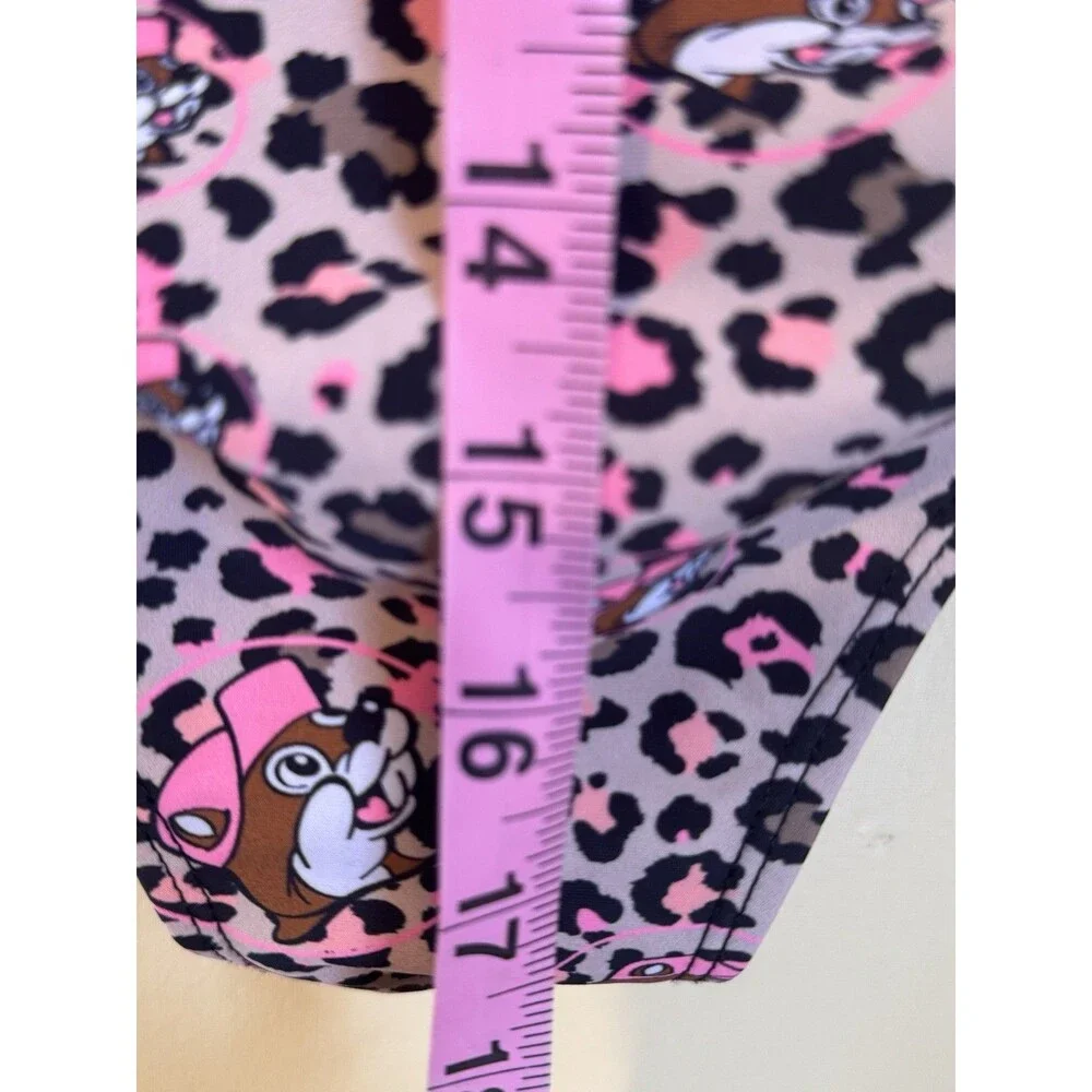 Buc-ee’s women’s Size Mendy one piece cheetah print Buc-ee swim suit